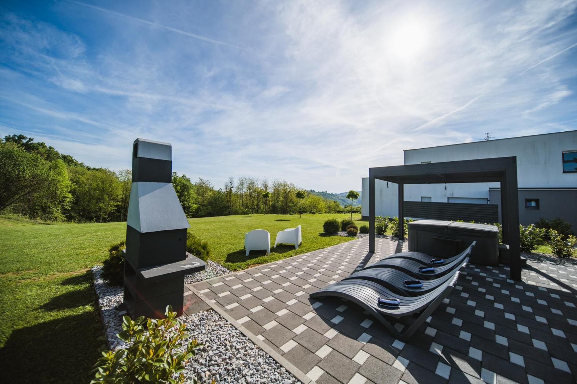 K Relax Place, Varazdinske Toplice, Modern Home With Sauna, Jacuzzi, Wifi Exterior photo