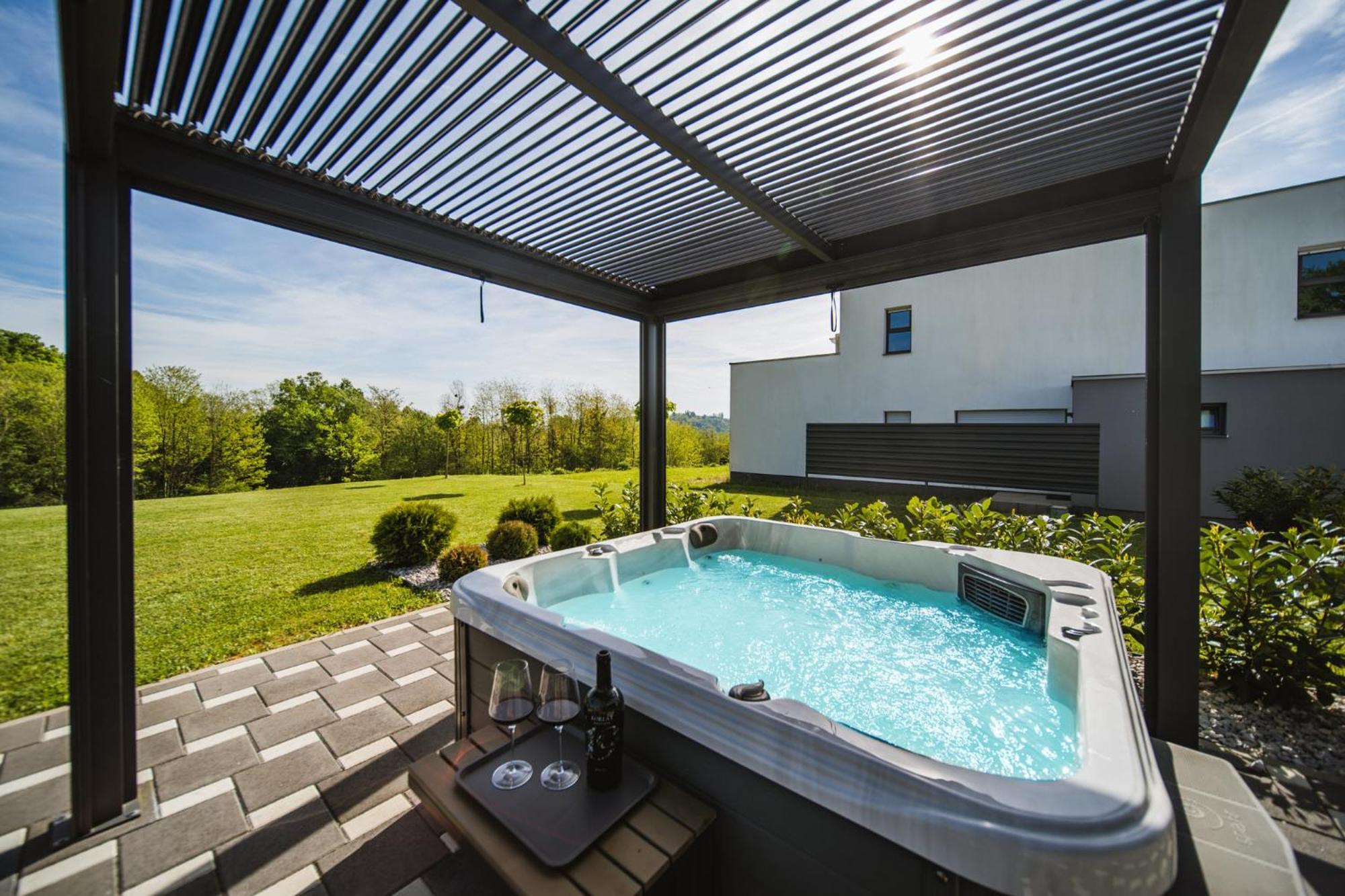 K Relax Place, Varazdinske Toplice, Modern Home With Sauna, Jacuzzi, Wifi Exterior photo